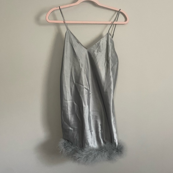 Victoria's Secret Other - Vintage Silver Victoria's Secret Flirty Slip Dress